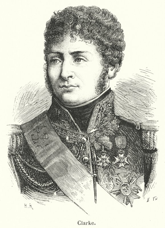 Clarke (Gravur) von French School