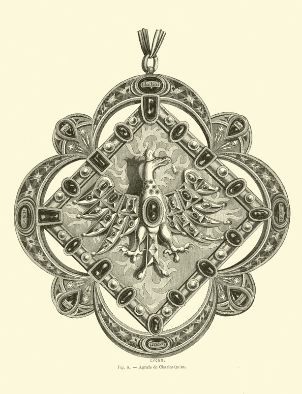 Schließe von Kaiser Karl V. von French School