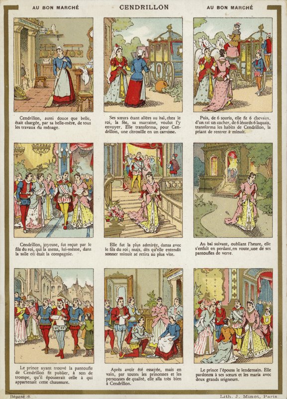 Comicstrip - Aschenputtel von French School