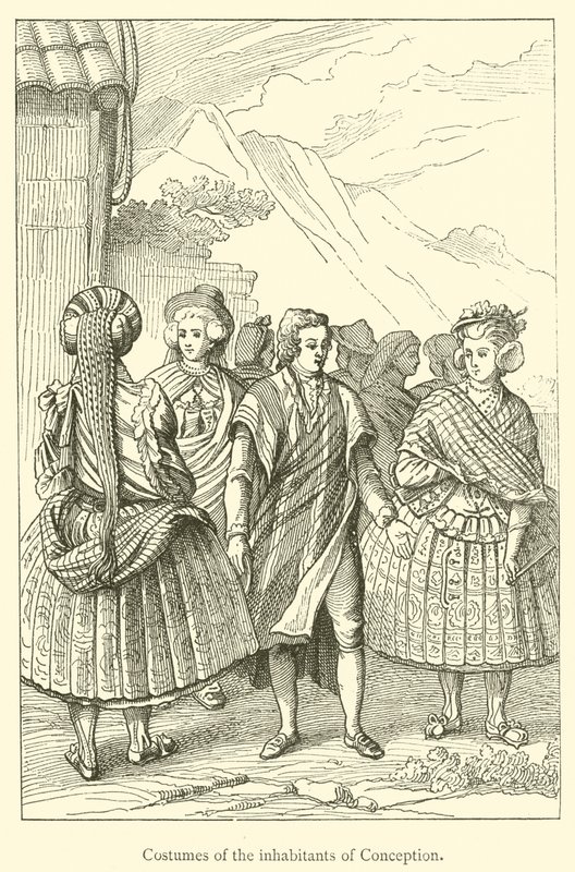 Kostüme der Bewohner von Conception von French School