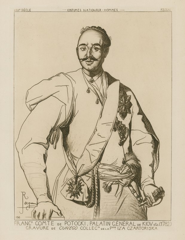 Graf Potocki, Palatin-General von Kiew (1782) von French School