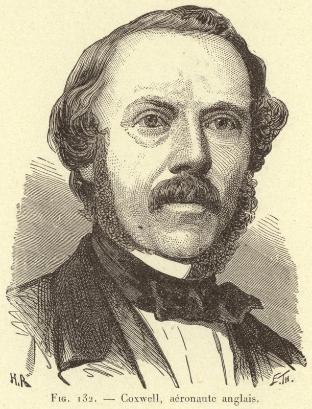 Coxwell, englischer Aeronaut von French School