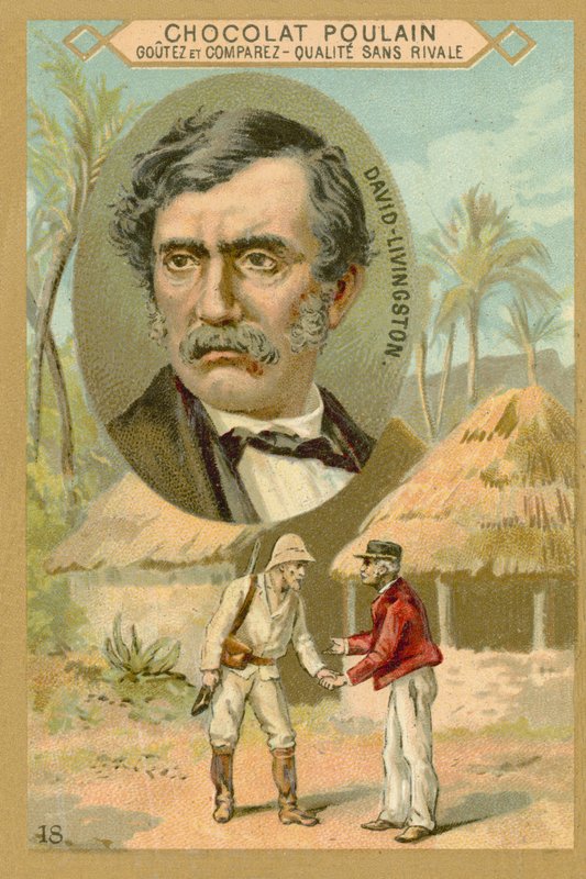 David Livingstone, schottischer Missionar und Entdecker von French School