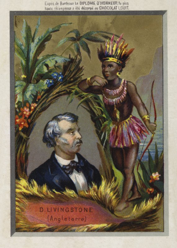 David Livingstone, schottischer Missionar und Entdecker von French School