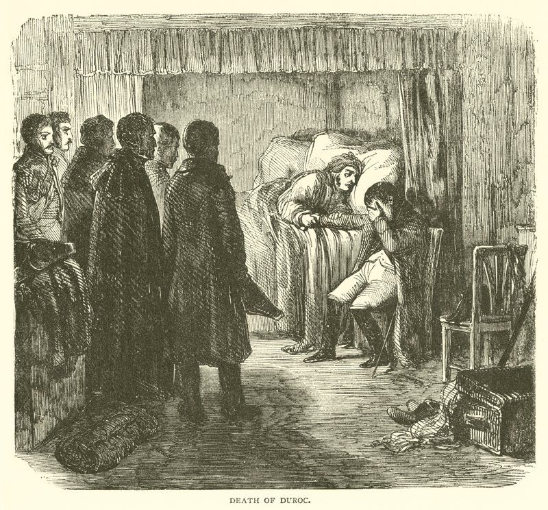 Der Tod von Duroc (Gravur) von French School