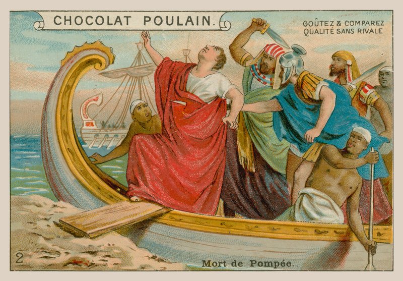 Tod des Pompeius (106-48 v. Chr.) von French School