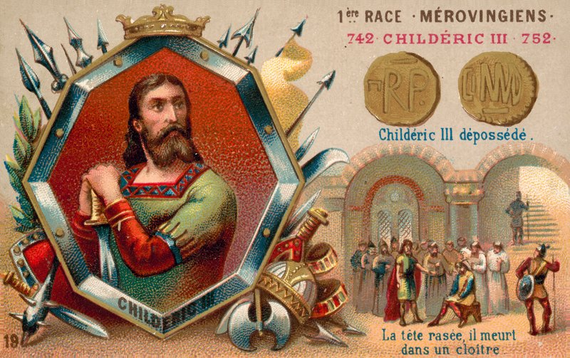 Absetzung von Childerich III., 752 von French School