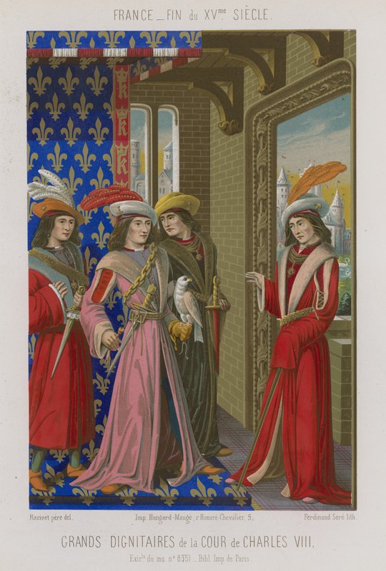 Würdenträger am Hof von Karl VIII. von French School