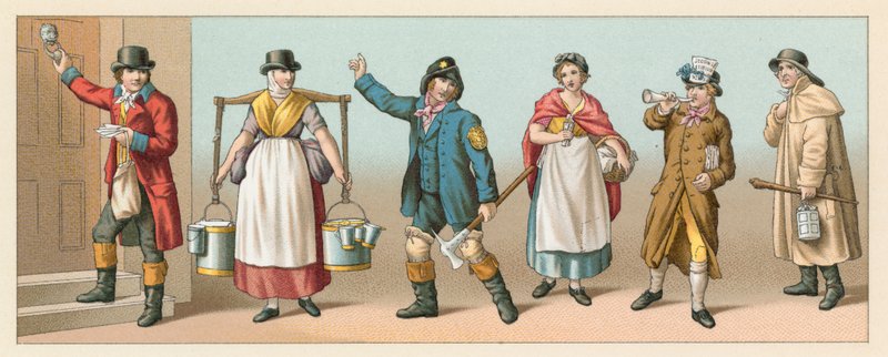 Englische Tracht von French School