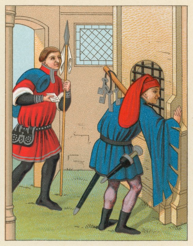Europa Mittelalter-Kostüm von French School