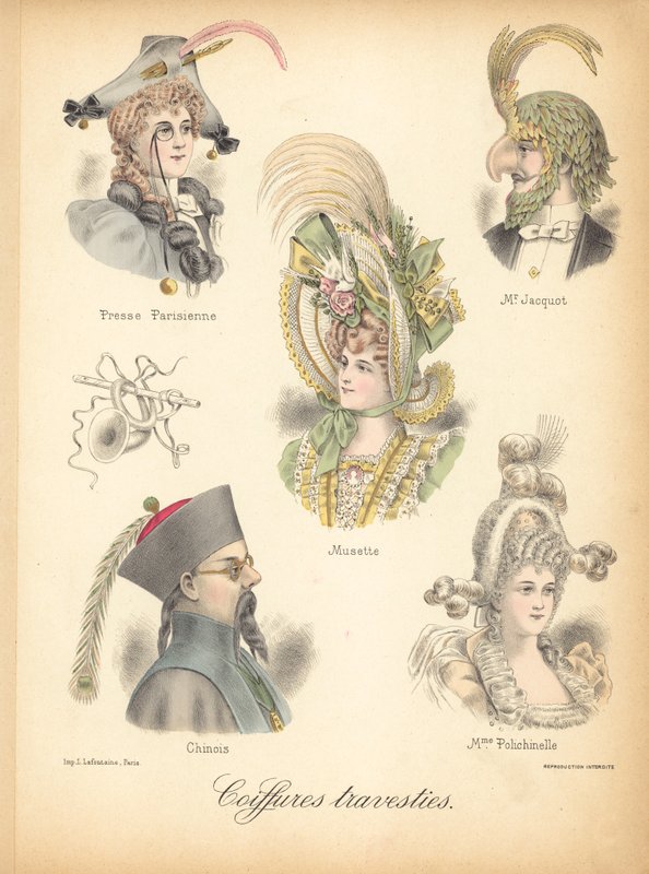 Außergewöhnliche Frisuren von French School