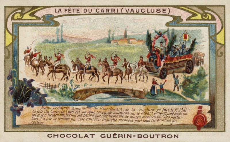 Fest der Carri, Vaucluse, Frankreich von French School