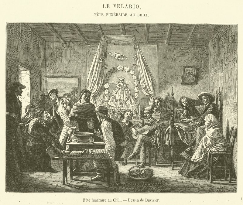 Begräbnisfeier in Chile von French School