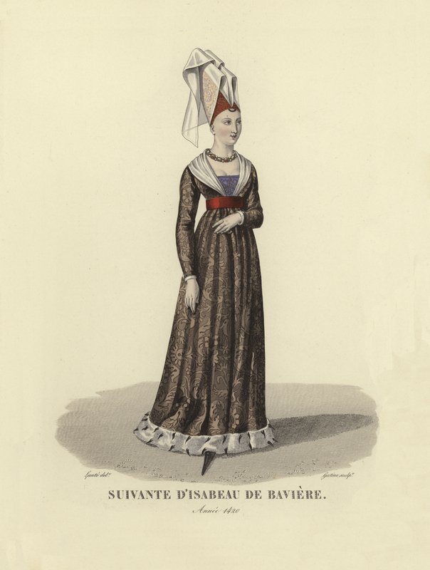 Anhänger von Isabeau von Bayern von French School