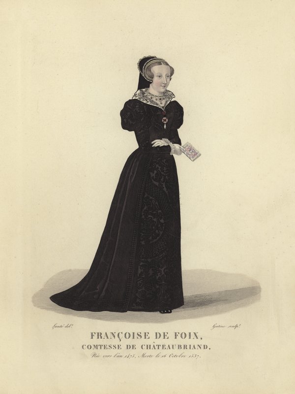 Françoise de Foix, Gräfin von Chateaubriand von French School