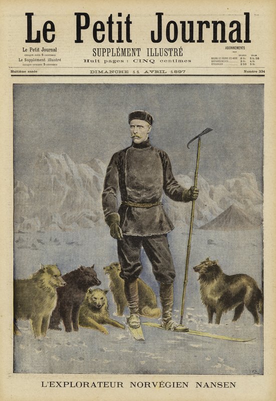 Fridtjof Nansen, norwegischer Entdecker von French School