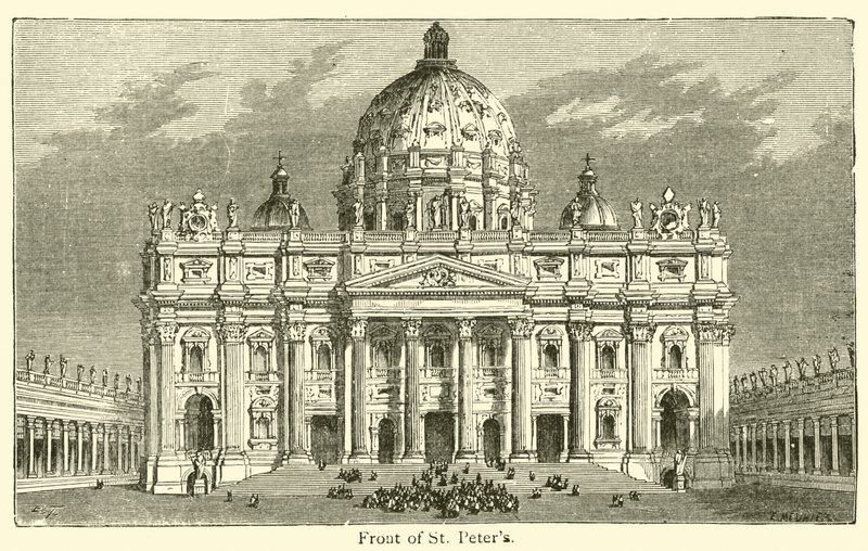 Fassade von St. Peter von French School