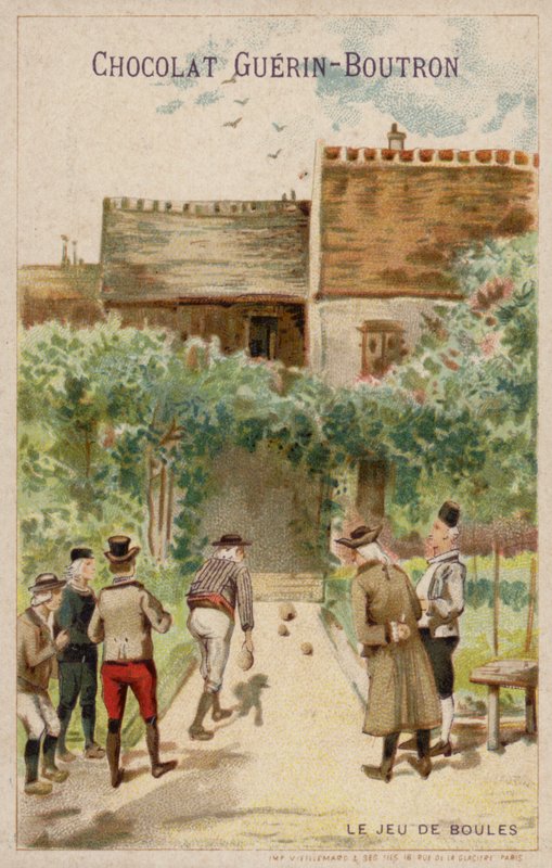 Boulespiel von French School