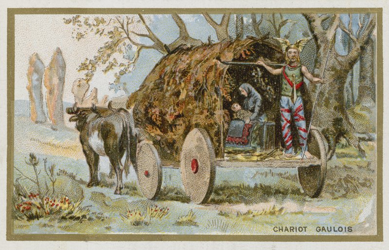 Gallischer Wagen von French School