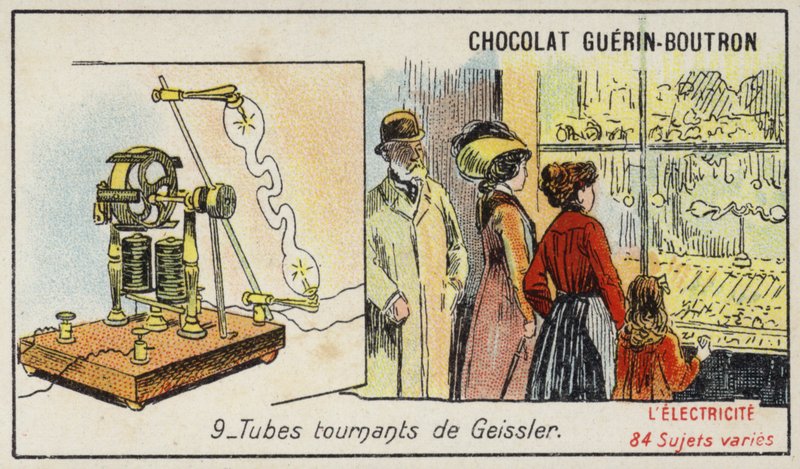 Geissler-Röhren von French School