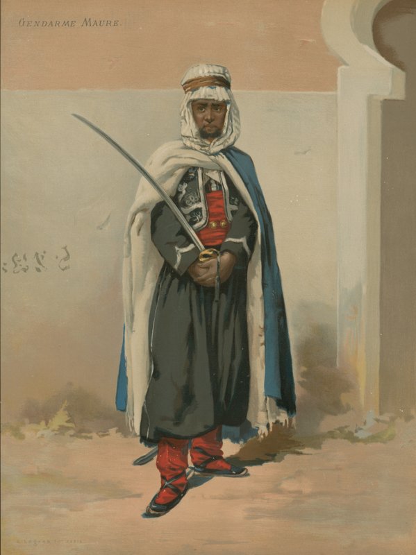 Mauretanischer Gendarm von French School
