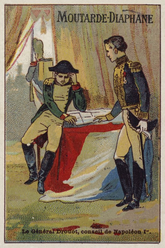 General Drouot berät Napoleon von French School