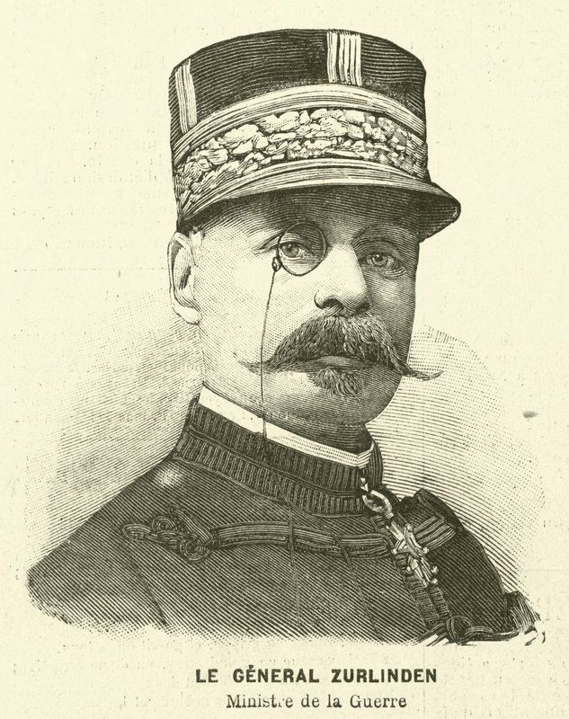 General Zurlinden, französischer Kriegsminister von French School