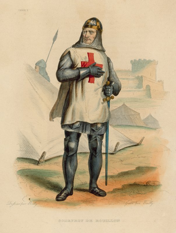 Gottfried von Bouillon von French School