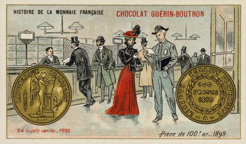 Goldstück zu 100 Francs von French School