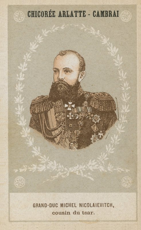 Großfürst Michail Nikolajewitsch, Cousin des Zaren von French School