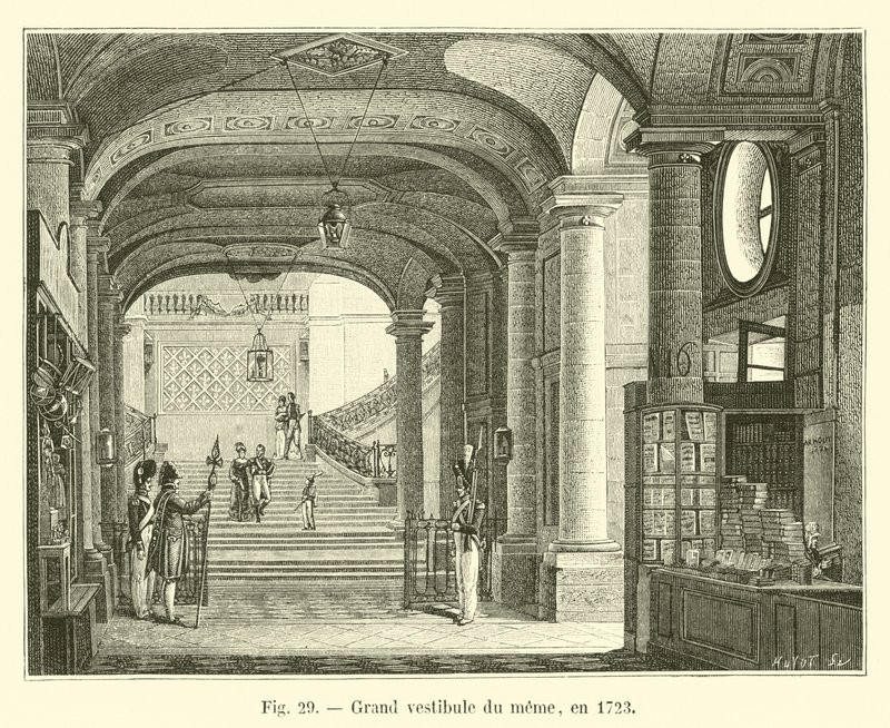 Großes Vestibül desselben, 1723 von French School