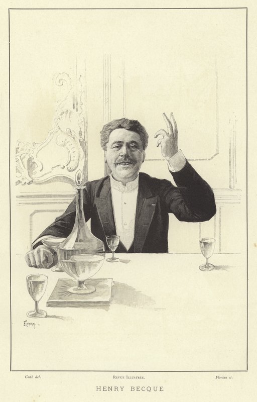 Henry Becque, französischer Dramatiker von French School