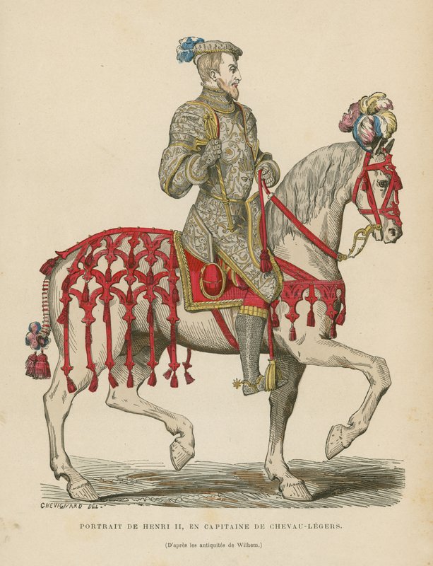 Heinrich II. von Frankreich von French School