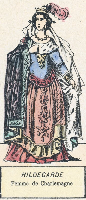 Hildegard, Frau von Karl dem Großen von French School
