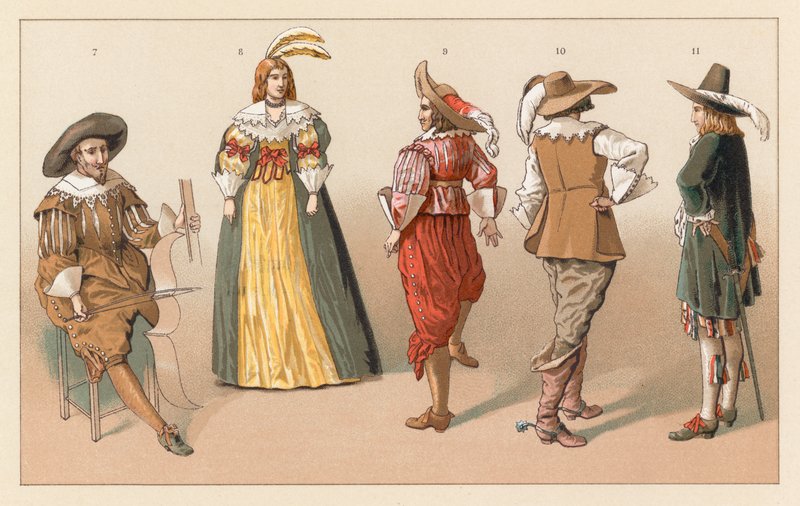 Holland XVII. Jahrhundert Kostüm von French School