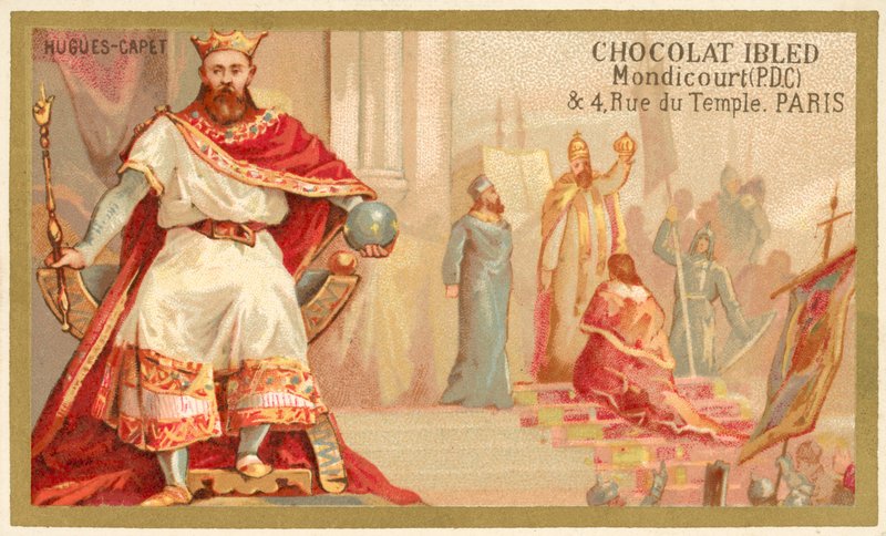 Hugo Capet, König der Franken von French School