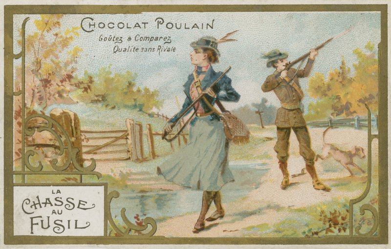 Jagd mit Gewehren von French School