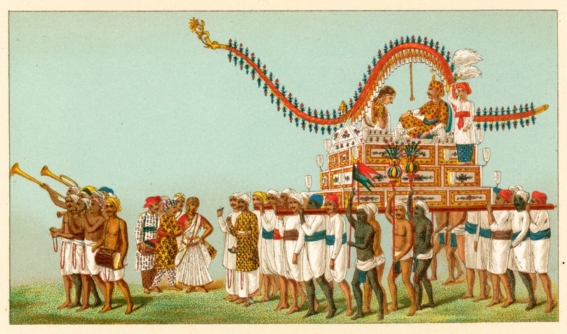 Indische Tracht von French School