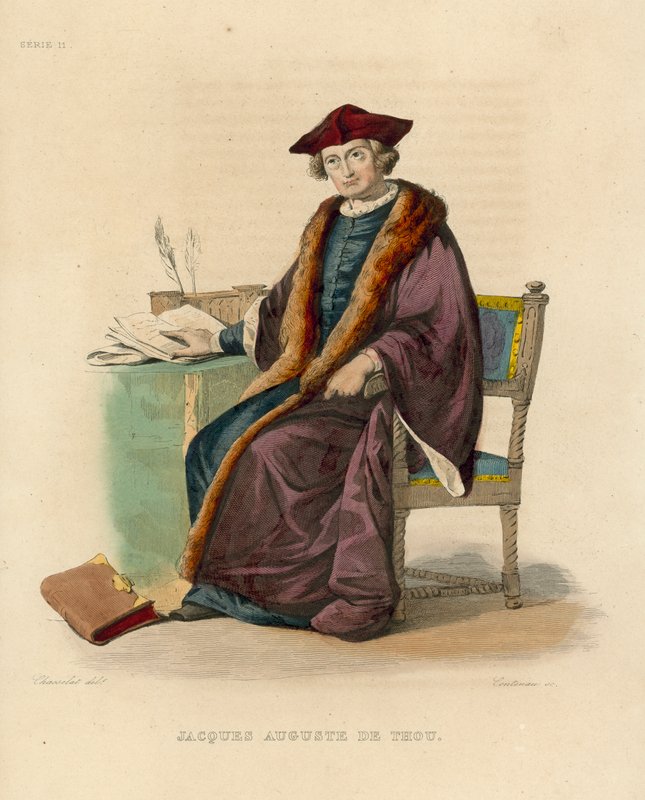 Jacques Auguste de Thou von French School