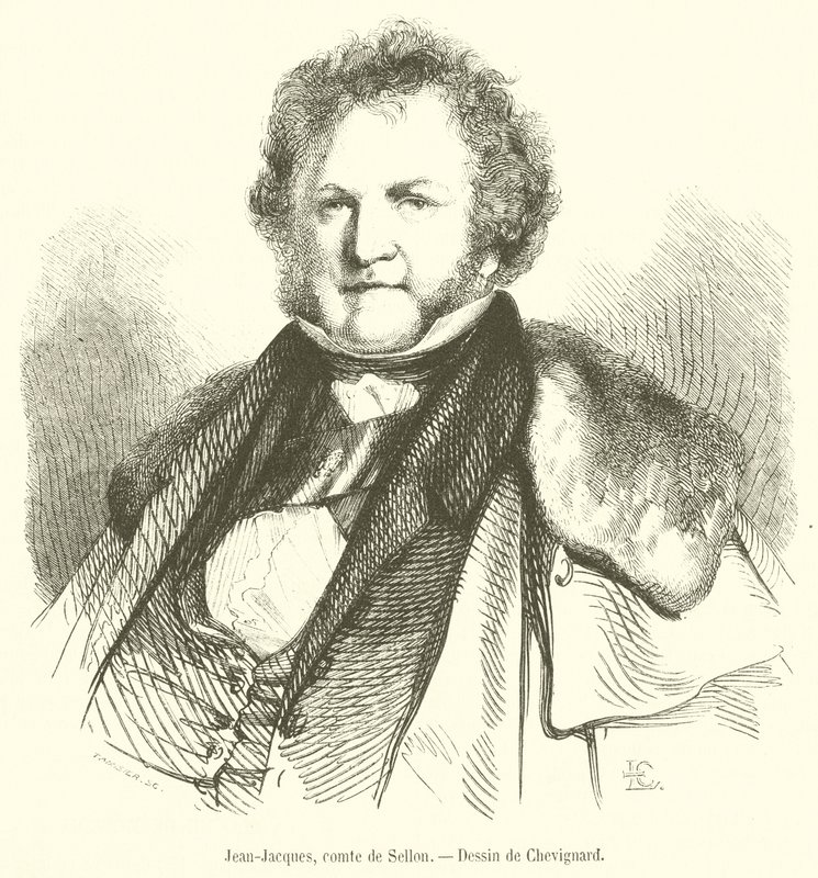 Jean-Jacques, Graf von Sellon (Gravur) von French School