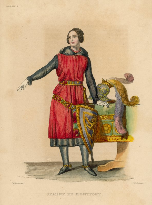 Jeanne de Montfort von French School