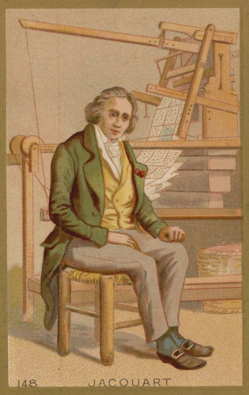 Joseph Marie Jacquard, französischer Weber und Kaufmann von French School