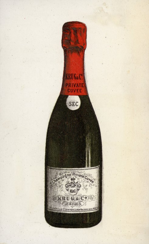 Krug Champagner von French School