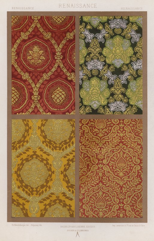 Das Ornament der Stoffe: Renaissance von French School