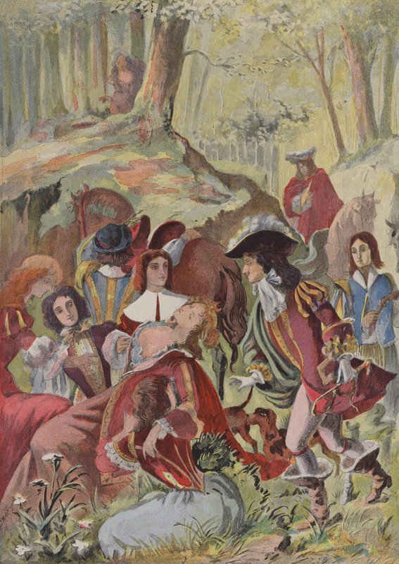 Die Jagd des Königs von French School