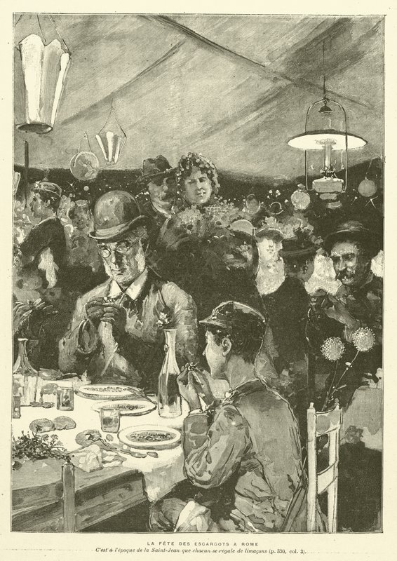 Das Schneckenfest in Rom von French School