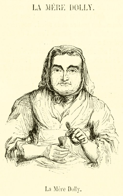 Die Mutter Dolly (Gravur) von French School