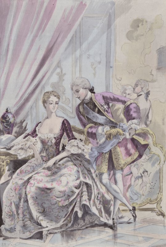 Madame de Pompadour von French School