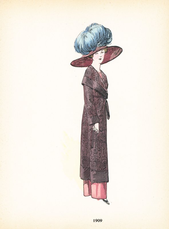 Damenmode, 1909 von French School