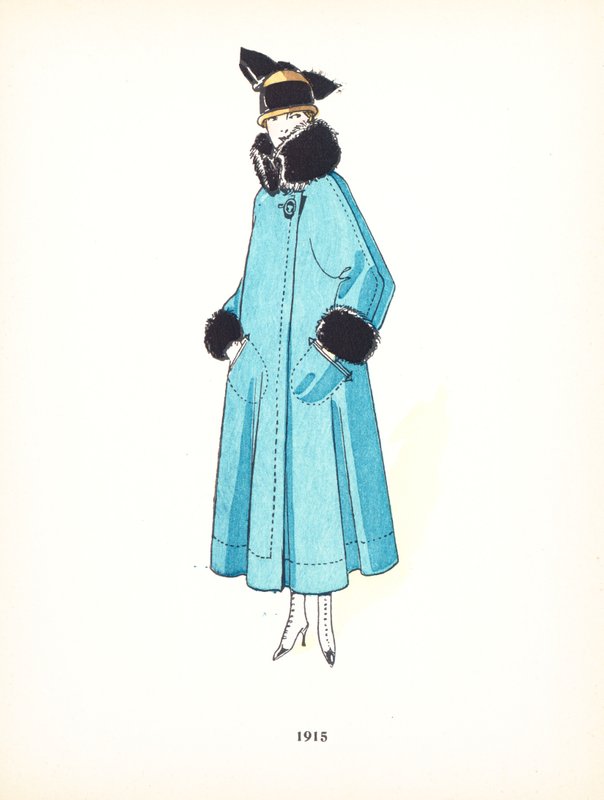 Damenmode, 1915 von French School